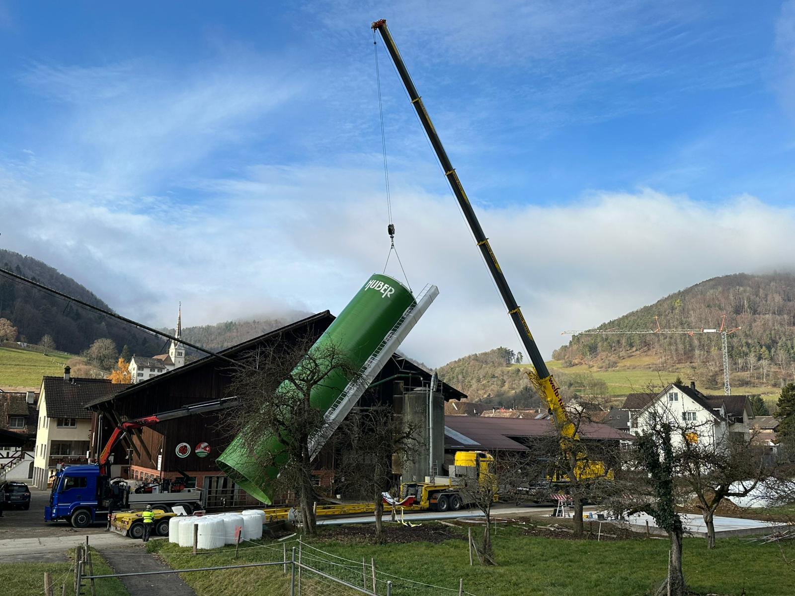 Aufbau Hochsilos